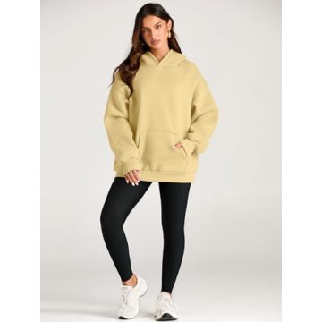 Trendy Queen Women's Oversized Fleece Hoodie Winter Wear