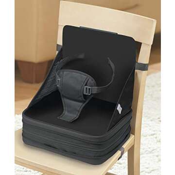 First Years On-The-Go 3-in-1 Booster Seat - Black