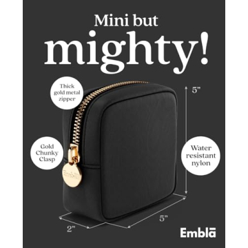 Stylish Embla Makeup Travel Bag - Waterproof & Compact