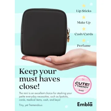 Stylish Embla Makeup Travel Bag - Waterproof & Compact