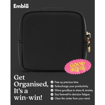Stylish Embla Makeup Travel Bag - Waterproof & Compact