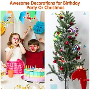 iBaseToy 36 Pack Glider Planes for Kids - 8" Foam Airplane Toys, Airplane Party Favors, Carnival Prizes, Classroom Prizes, Outdoor Flying Toys Foam Planes for Kids Boys Girls Valentines