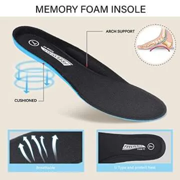 LUCKY STEP Women Air Cushion Fashion Sneakers Breathable Casual Comfortable Lightweight Walking Shoes (Black,9B(M) US)