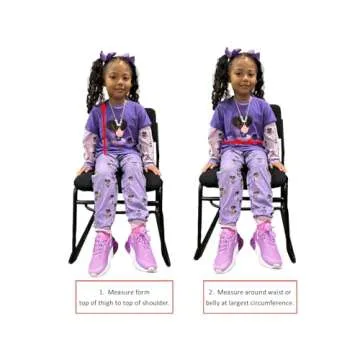 RideSafer - Large Black, Lightweight, Compact, Portable Car Seat - Perfect for Travel and Everyday Child Safety