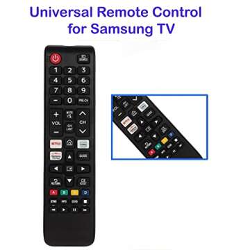 Universal Samsung-TV-Remote, BN59-01315J Remote Replacement for All Samsung LCD LED HDTV 3D Smart TV...