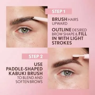 Covergirl Clean Fresh Brow Filler Pomade, 700 Black Brown, Eyebrow Pencil, Ultra-Precise Tip, Creamy Formula, Highly Pigmented, Soft Matte Finish, Vegan Formula, 0.007oz