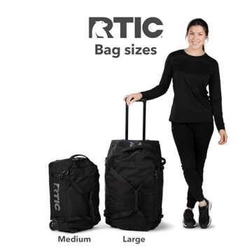 RTIC Road Trip Rolling Duffle Bag - Travel with Ease