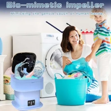Portable 12L Washing Machine & Dryer, Travel-Friendly