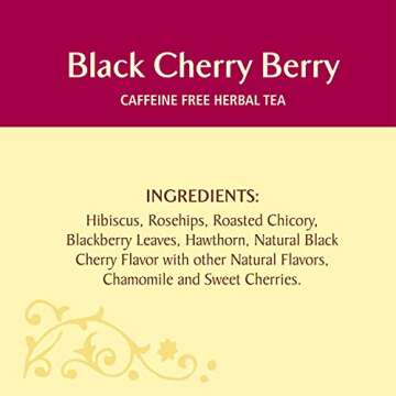 Celestial Seasonings Herbal Tea, Black Cherry Berry, 20 Count (Pack of 6)