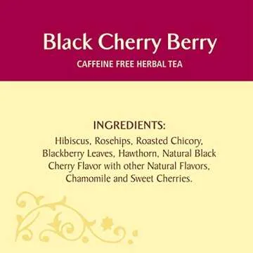 Celestial Seasonings Herbal Tea, Black Cherry Berry, 20 Count (Pack of 6)