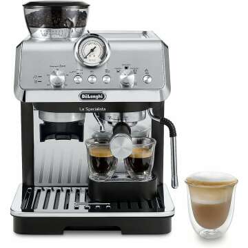 Premium Espresso Machine with Grinder & Steamer