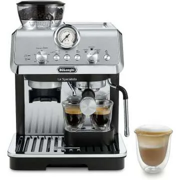 Premium Espresso Machine with Grinder & Steamer