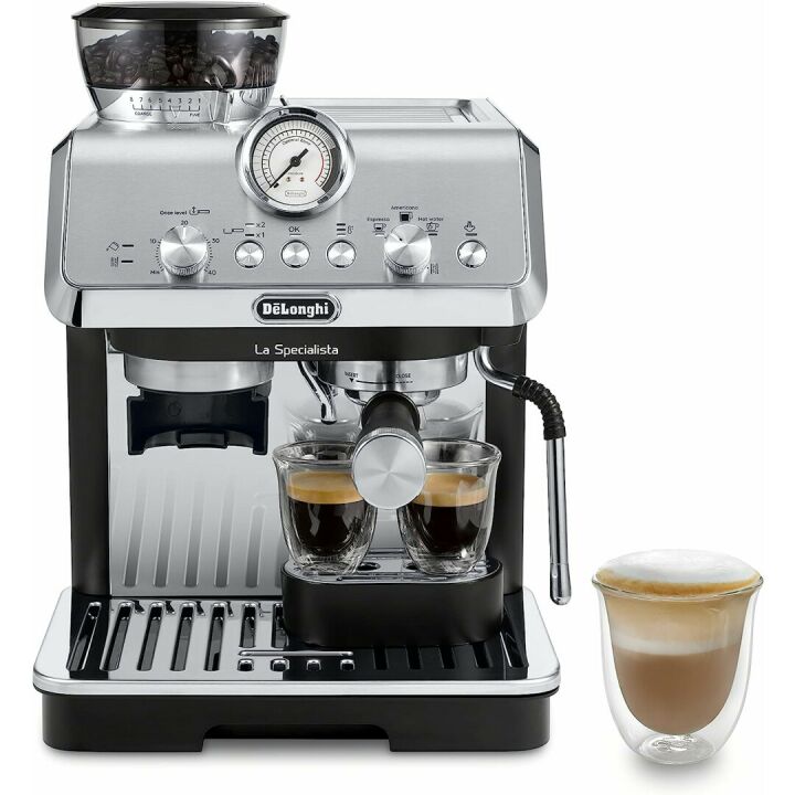 Premium Espresso Machine with Grinder & Steamer
