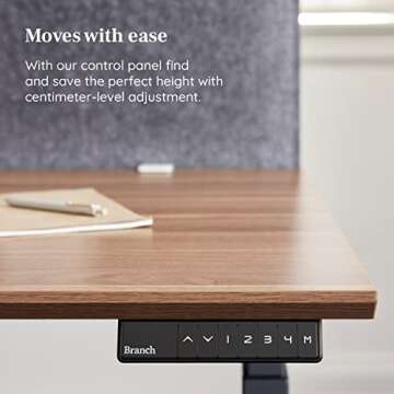 Branch Standing Desk 48 Inches - Ergonomic Adjustable Workstation