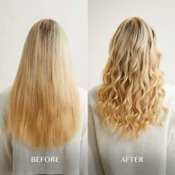 Kristin Ess Hair 1 Inch Titanium Curling Iron for Beach Waves, Small to Medium Curls for Short Hair, Ionic Technology, Fast Heat, Dual Voltage, Auto Shut-Off