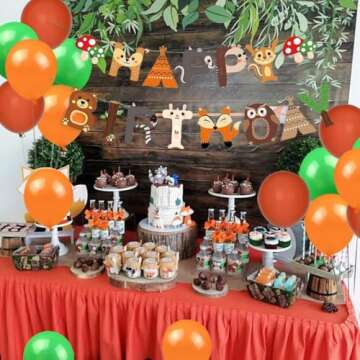 Woodland Party Supplies for Birthday Baby Shower Fun