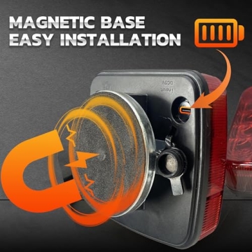 MEDAMOC Wireless Trailer Lights LED Kit - Waterproof & Magnetic