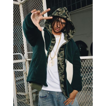 Aelfric Eden Warm Sherpa Jacket Stylish Winter Puffer