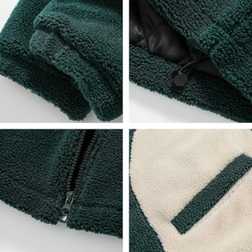 Aelfric Eden Warm Sherpa Jacket Stylish Winter Puffer