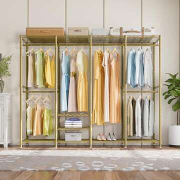 VIPEK V40 Wire Garment Rack Heavy Duty Clothes Rack for Hanging Clothes, Multi-Functional Metal Clot...