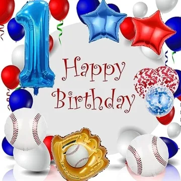 Baseball Balloon Set for Birthday Parties and Events