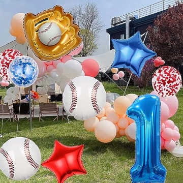 Baseball Balloon Set for Birthday Parties and Events