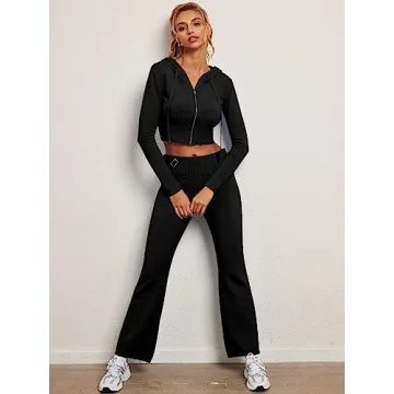 LILLUSORY Women's Trendy Sweatsuit Lounge Set Fall 2025