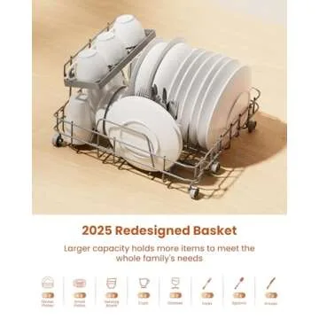 HAVA Portable Dishwasher with Water Softener and 8 Wash Programs