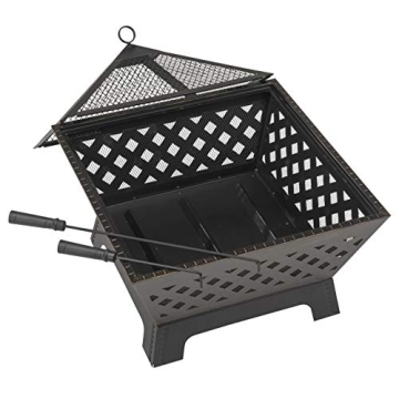 Landmann Barrone Antique Bronze Fire Pit for Outdoor Fun