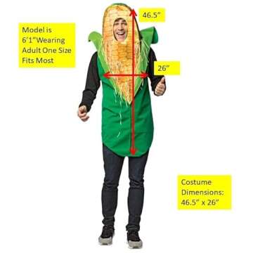 Rasta Imposta Corn on The Cob Costume for All Occasions