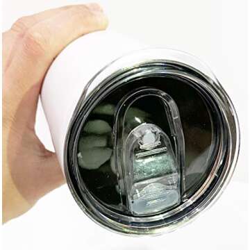 INNONNIAL 12PCS 20 OZ Sublimation Blank Skinny Straight Tumblers Stainless Steel Double Wall Insulated with Lid, Straws, Cleaning Brush, Rubber Base, And Shrink Wrap Polymer Coating for Heat Transfer