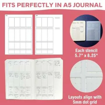 Speedy Spreads Journal Stencils - Quick Weekly Planning