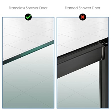 Simtive Extended Shower Door Hooks No Drill Anti-Scratch