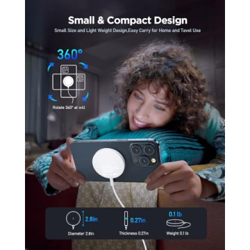 Magnetic Wireless Charger Fast Charging Pad for All iPhones