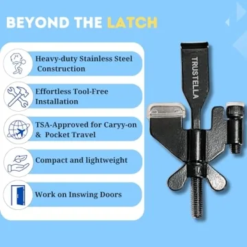 Portable Heavy-Duty Door Lock with Safety Features