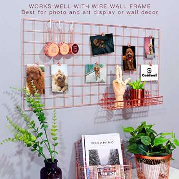 Small Rose Gold Bulldog Clips - 30 Pcs Mini Binder Clips