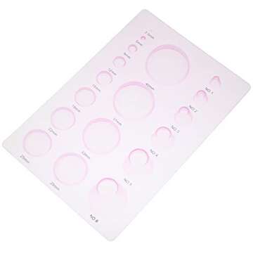 Lind Kitchen 2PCS 3-Row Paper Quilling Tools Concave-Convex Spherical Styler 3D Domes Half Ball Mould Plastic Mini Quilling Mold for DIY Paper Craft Tool