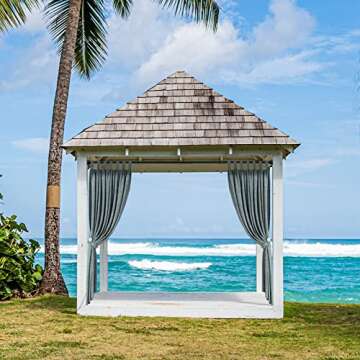 Matte Black Tension Curtain Rod, Rust-proof and Adjustable