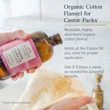 HERITAGE STORE Organic Cotton Flannel for Wellness Packs