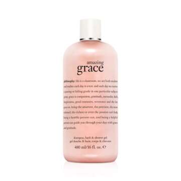 philosophy amazing grace eau de toilette spray, shower gel & body cream trio