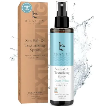 Sea Salt Spray for Textured Beach Waves & Volume - USA Made with Organic Ingredients, Texturing & Vo...