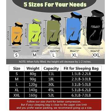 Frelaxy Compression Sack - Ultralight & Space-Saving Gear
