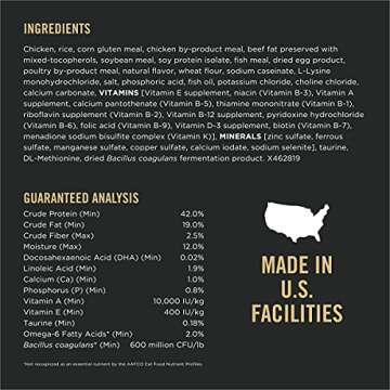 Purina Pro Plan With Probiotics, High Protein Dry Kitten Food, Chicken & Rice Formula - 7 lb. Bag