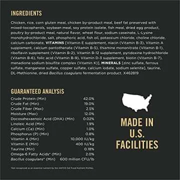 Purina Pro Plan With Probiotics, High Protein Dry Kitten Food, Chicken & Rice Formula - 7 lb. Bag