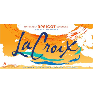 Buy LaCroix Apricot Sparkling Water Pack of 8