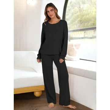 Stylish ANRABESS Women's Lounge Pajamas Set to Relax