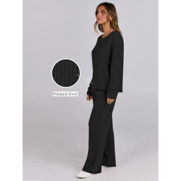 Stylish ANRABESS Women's Lounge Pajamas Set to Relax