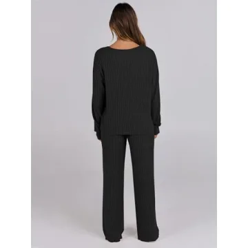 Stylish ANRABESS Women's Lounge Pajamas Set to Relax