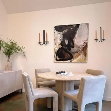 Libra Style Wall Candle Holder Set of 2 for Elegant Decor