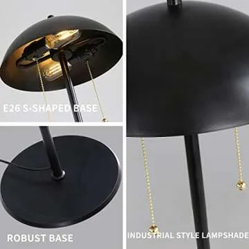 VisualWhite Mid Century Table Lamp for Modern Decor